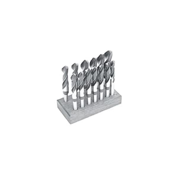 Premium Industrial Grade HSS Black Oxide Reduced Shank 8 pcs Drill Bit Set